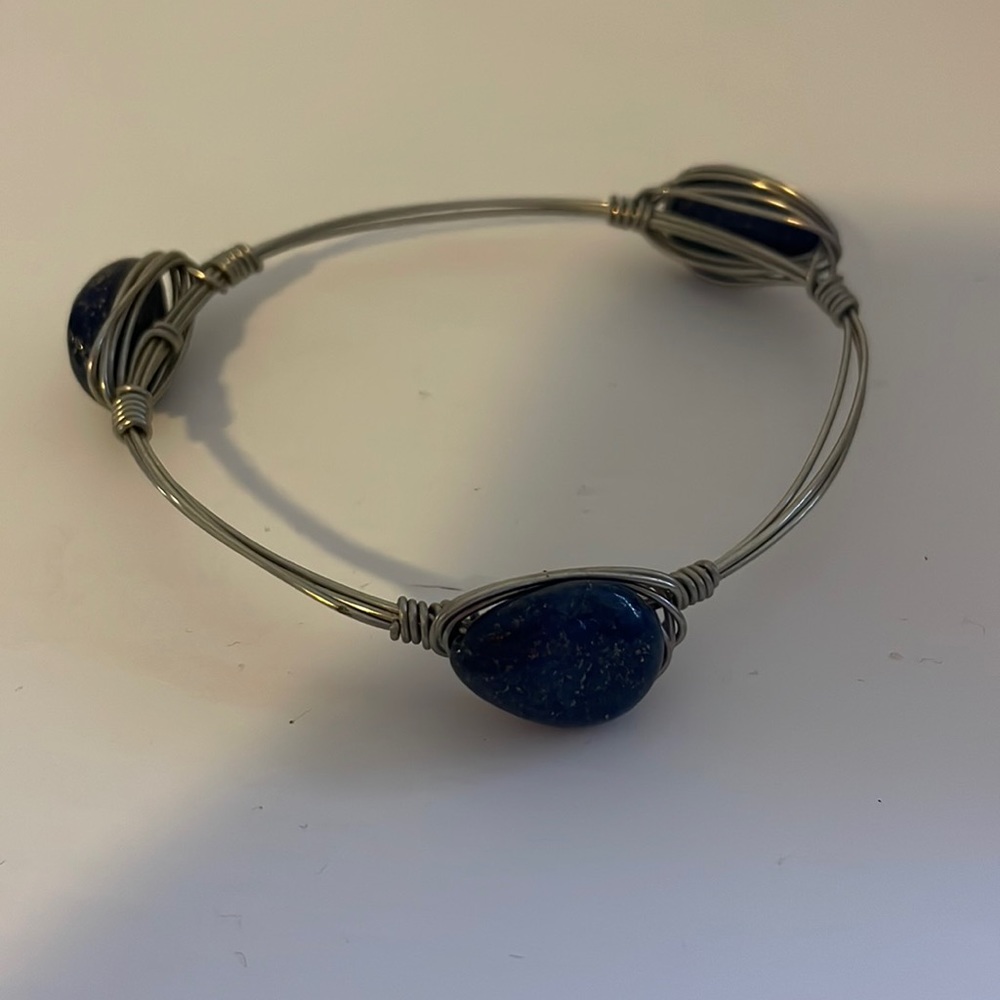 Blue stone bracelet